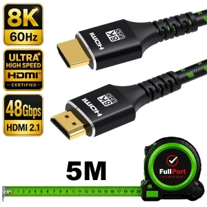 کابل HDMI 2.1 فرانت مدل FARANET FN-H8CB050 با طول 5 متر و پشتیبانی از رزولوشن 8K