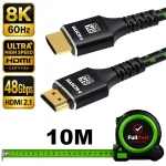 کابل HDMI 2.1 فرانت مدل FARANET FN-H8CB100 با طول 10 متر و پشتیبانی از رزولوشن 8K