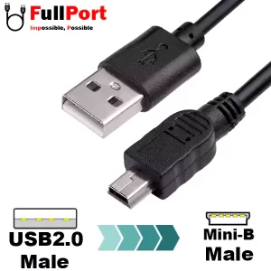 کابل USB Mini 5Pin لوتوس طول 1.5 متری