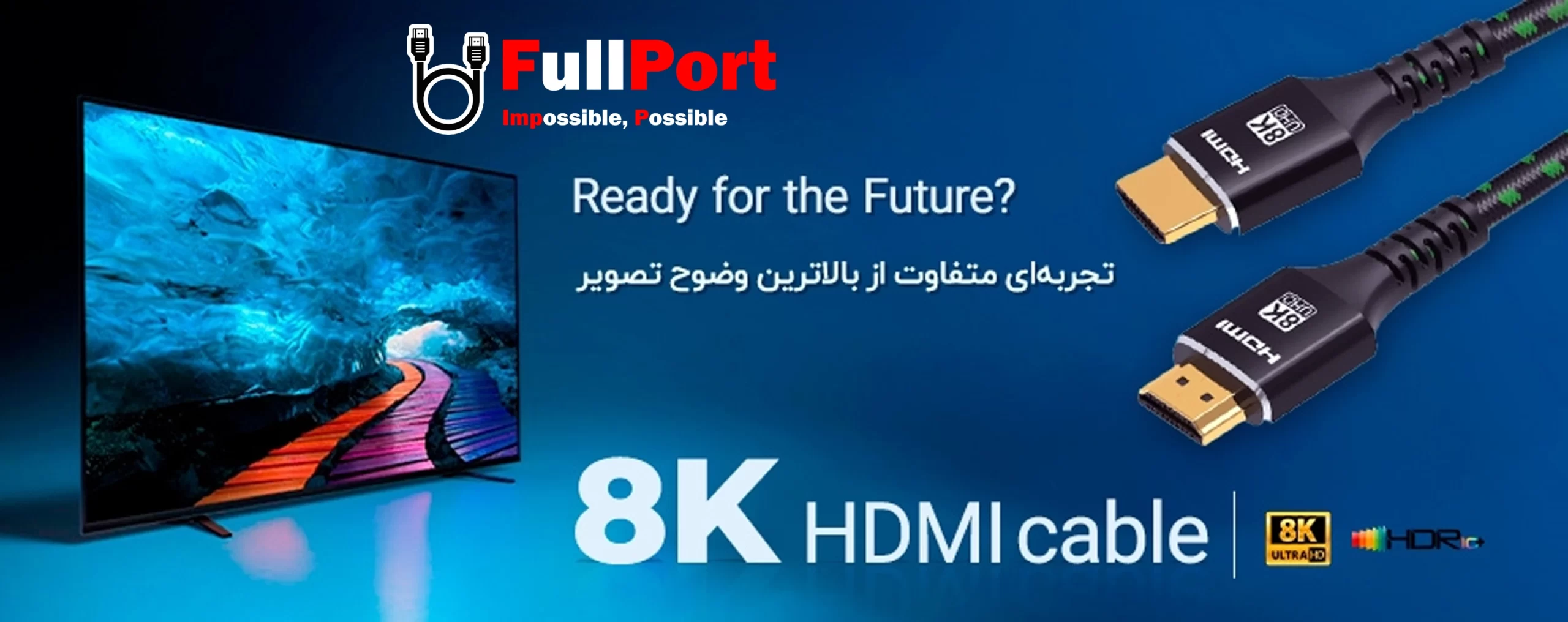 خرید اینترنتی کابل HDMI فرانت | FARANET با گارانتی فرانت 1 سال از فروشگاه اینترنتی فول پورت