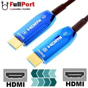 کابل HDMI انزوپلاس V2.0-4Kمدل Fiber Optic طول 40 متر (فیبر نوری)