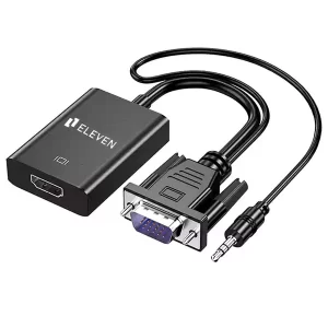 مشاهده و خرید اینترنتی مبدل VGA به HDMI ایلون | ELEVEN مدل CV1000 با گارانتی ایلون 1 سال از فروشگاه اینترنتی فول پورت زیر قیمت بازار