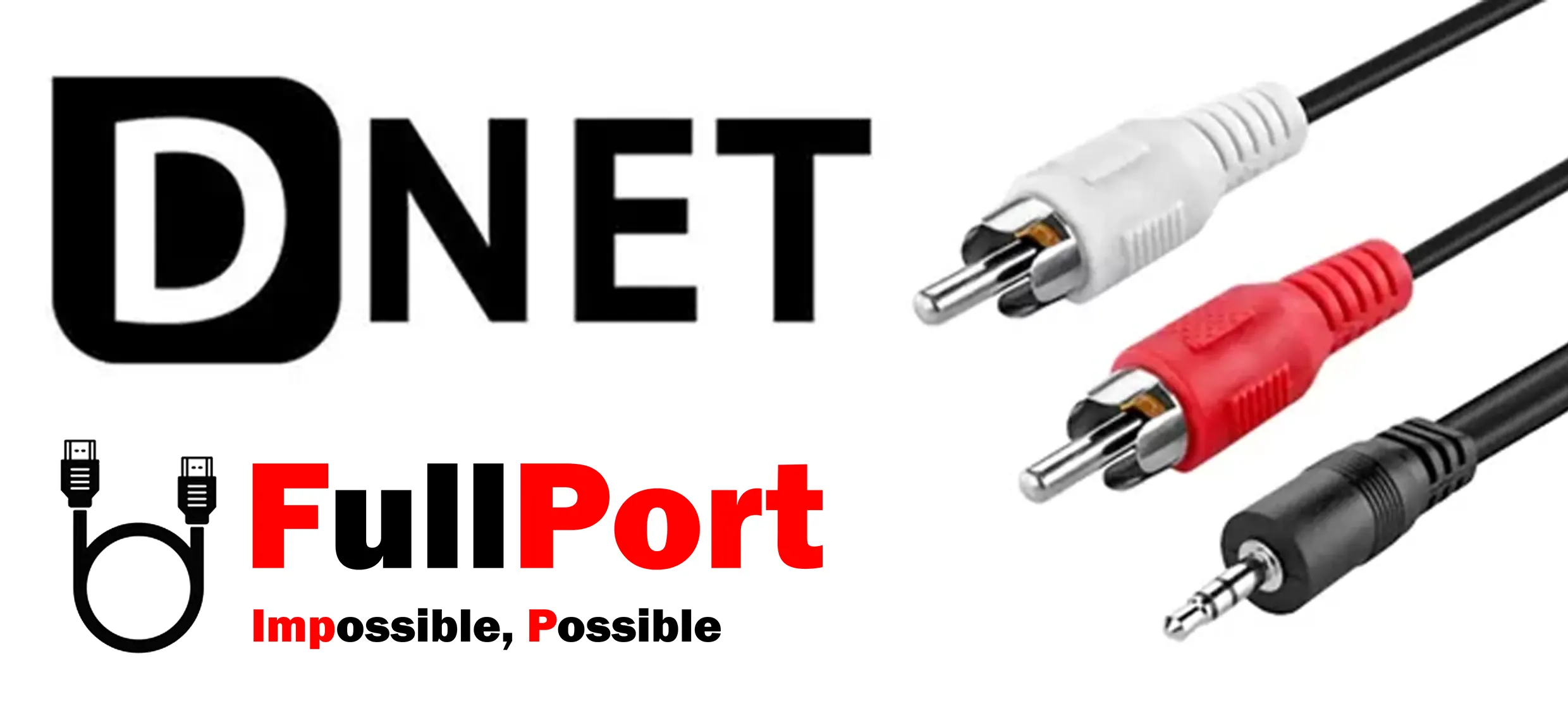 خرید کابل صدا 1 به 2 دی نت | D-NET طول 5 متر یا معادل 500 سانتیمتر یا 500CM از فروشگاه اینترنتی فول پورت