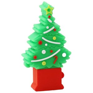 خرید فلش کینگ فست مدل Kingfast Christmas Tree CR-14 با ظرفیت 32 گیگابایت