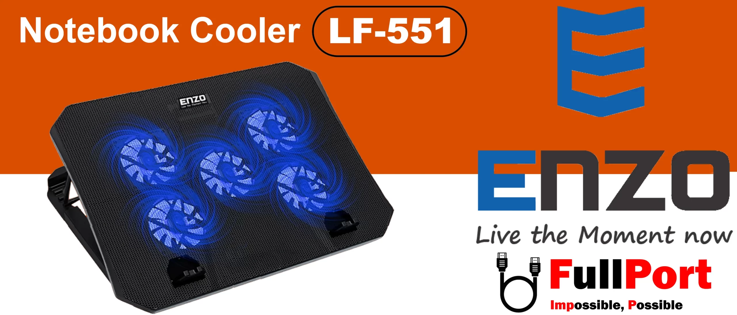 خرید پایه خنک کننده انزو | ENZO مدل LF-551 از فروشگاه اینترنتی فول پورت