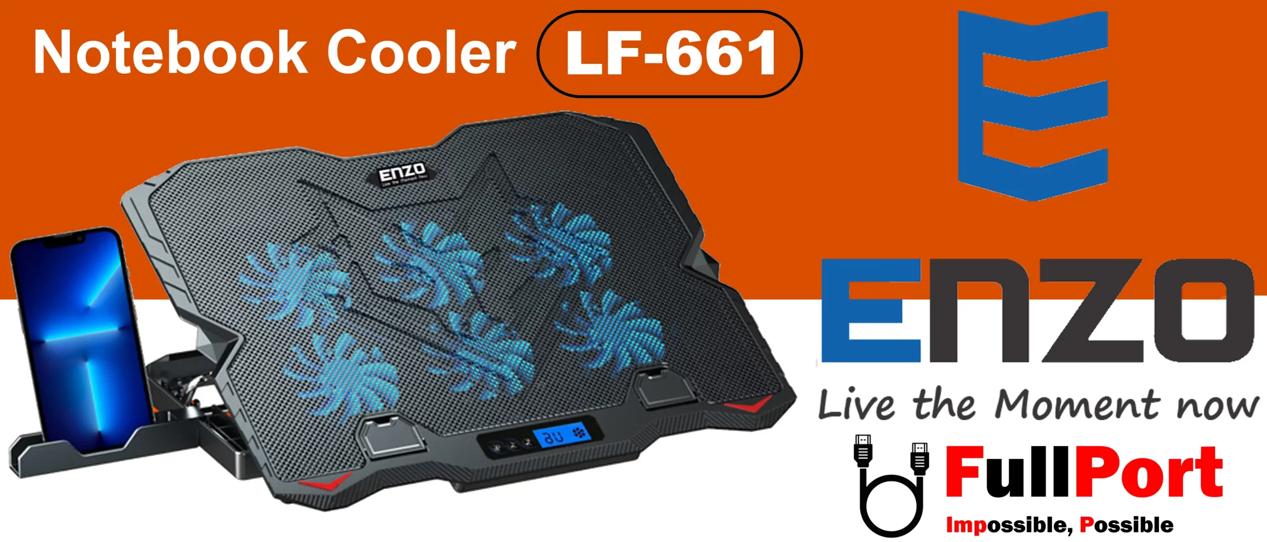 خرید پایه خنک کننده انزو | ENZO مدل LF-661 از فروشگاه اینترنتی فول پورت