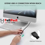 مشاهده و خرید کابل افزایش طول USB3.0 از فروشگاه اینترنتی فول پورت