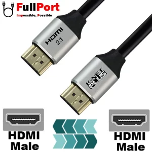 کابل HDMI کی نت پلاس V2.1-8Kمدل KP-HC21180 طول 1.8 متر