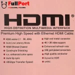 خرید اینترنتی کابل HDMI کی نت پلاس | K-NET PLUS مدل KP-HC21180 با گارانتی شبکه البرز 36 ماه از فروشگاه اینترنتی فول پورت
