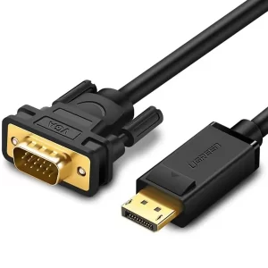 خرید اینترنتی کابل Display به VGA یوگرین V1.2-4K مدل DP105-10247 طول 1.5 متر یا معادل 150 سانتیمتر یا 150CM از فروشگاه اینترنتی فول پورت
