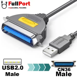 مبدل USB2.0 به Parallel CN36 یوگرین مدل CR124-20225