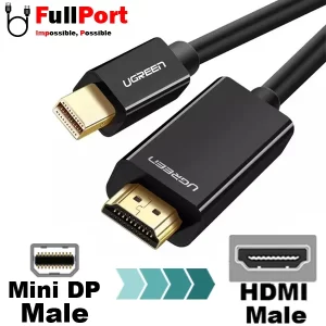 کابل Mini Display به HDMI یوگرین V1.4-4K مدل MD101-20848 طول 1.5 متر