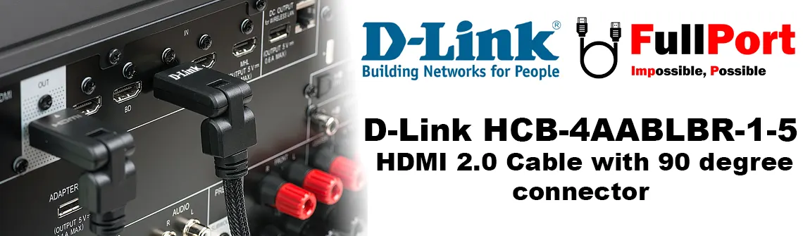 خرید اینترنتی کابل HDMI دی لینک | D-Link با گارانتی الماس رایان ایرانیان از فروشگاه اینترنتی فول پورت