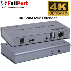 توسعه دهنده HDMI روی کابل شبکه 120 متر کی نت مدل K-EXKHD120