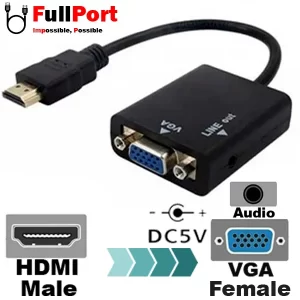 مبدل HDMI به VGA کی نت مدل HD1