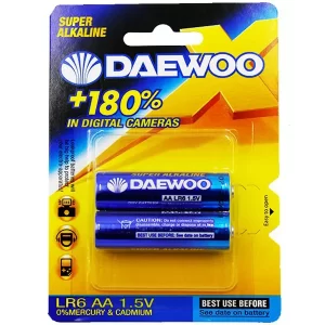 خرید اینترنتی باتری قلمی آلکالاین LR03-AA دوو | DAEWOO مدل Super بسته 2 تایی از فروشگاه اینترنتی فول پورت