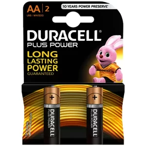 خرید اینترنتی باتری قلمی آلکالاین LR06-AA دوراسل | Duracell مدل Plus Power بسته 2 تایی از فروشگاه اینترنتی فول پورت