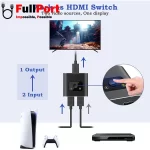 خرید اینترنتی اسپلیتر/سوئیچر HDMI 2x1x2 ورژن 4K@V2.0 تی سی تراست | TC-TRUST مدل TC-HSW-212U از فروشگاه اینترنتی فول پورت