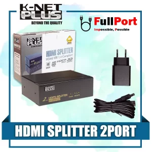 اسپلیتر 2 پورت HDMI ورژن 1.4 کی نت پلاس مدل KP-SPHD1402 KPS-642