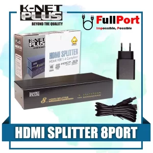 اسپلیتر 8 پورت HDMI ورژن 1.4 کی نت پلاس مدل KP-SPHD1408 KPS-648