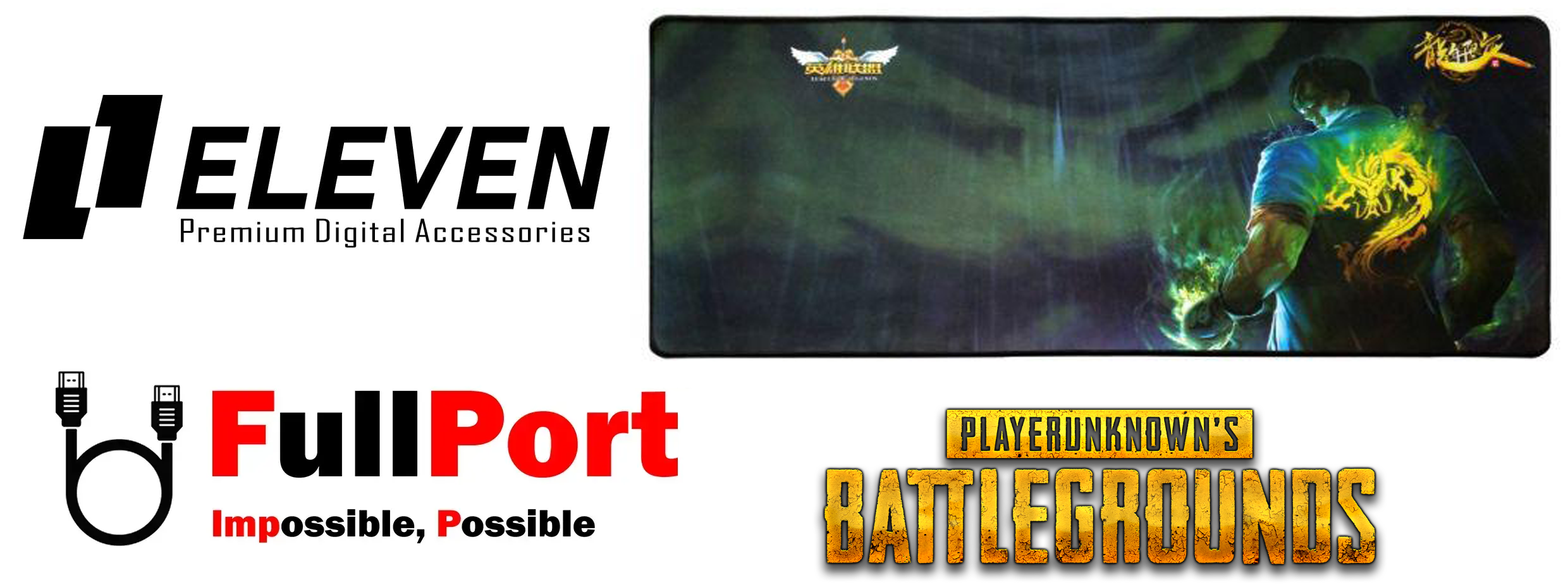 خرید اینترنتی پدموس مخصوص بازی | Gameing ایلون | ELEVEN مدل GMP3070 طرح Battlegrounds League OF Legends Lee Sin از فروشگاه اینترنتی فول پورت