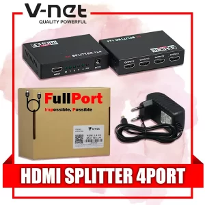 اسپلیتر 4 پورت HDMI ورژن 1.4 وی نت مدل V-SPHD1404