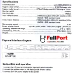 خرید اینترنتی اسپلیتر 8 پورت HDMI ورژن 1.4 وی نت | V-NET مدل V-SPHD1408 از فروشگاه اینترنتی فول پورت