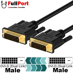 کابل DVI-D (24+1) Dual Link دی نت طول 1.5 متر