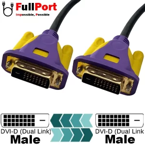 کابل DVI-D (24+1) Dual Link تی پی لینک طول 20 متر