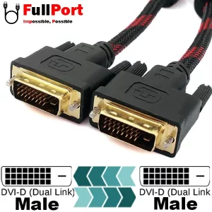 کابل DVI-D (24+1) Dual Link تی پی لینک طول 15 متر