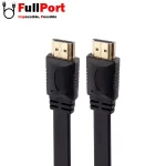 خرید اینترنتی کابل HDMI مدل فلت | Flat با گارانتی تست و تضمین اصالت کالا از فروشگاه اینترنتی فول پورت