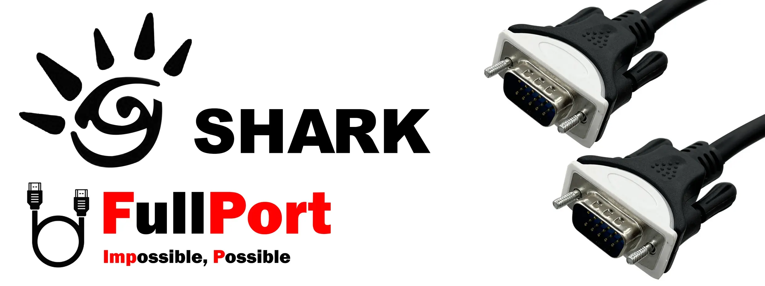 خرید اینترنتی کابل مانیتور VGA برند شارک | SHARK با گارانتی تست و تضمین اصالت کالا از فروشگاه اینترنتی فول پورت