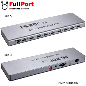 اسپلیتر 8 پورت HDMI ورژن 2.0 بافو مدل BF-H138