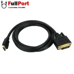 خرید اینترنتی کابل DVI-D به HDMI فول پورت از فروشگاه اینترنتی فول پورت