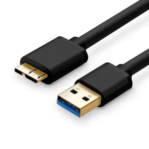 مشاهده قیمت و خرید کابل هارد USB3.0 به Micro-B USB3 طول 0.6 متری برند کی نت پلاس مدل KP-CUAMHDD06 K-NET PLUS زیر قیمت بازار با ارسال سریع و ایمن