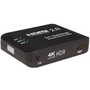 مشاهده و خرید اینترنتی سوئیچر HDMI 3*1 ورژن 4K@V2.0 کی نت پلاس | K-NET PLUS مدل KP-SWHD2003 از فروشگاه اینترنتی فول پورت