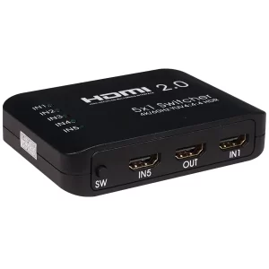 مشاهده و خرید اینترنتی سوئیچر HDMI 5*1 ورژن 4K@V2.0 کی نت پلاس | K-NET PLUS مدل KP-SWHD2005 از فروشگاه اینترنتی فول پورت
