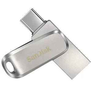 خرید اینترنتی فلش سن دیسک مدل Sandisk SDDDC4 Ultra Dual Drive Luxe OTG 2 In 1 Type C USB3.2 از فروشگاه اینترنتی فول پورت