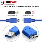 مشاهده قیمت و خرید کابل هارد USB3.0 به Micro-B USB3 زیر قیمت بازار با ارسال سریع و ایمن