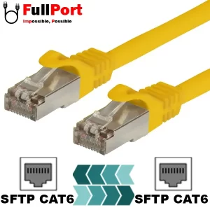 کابل شبکه پچ کورد K-NCP6S020 کی نت CAT6 SFTP طول 2 متری