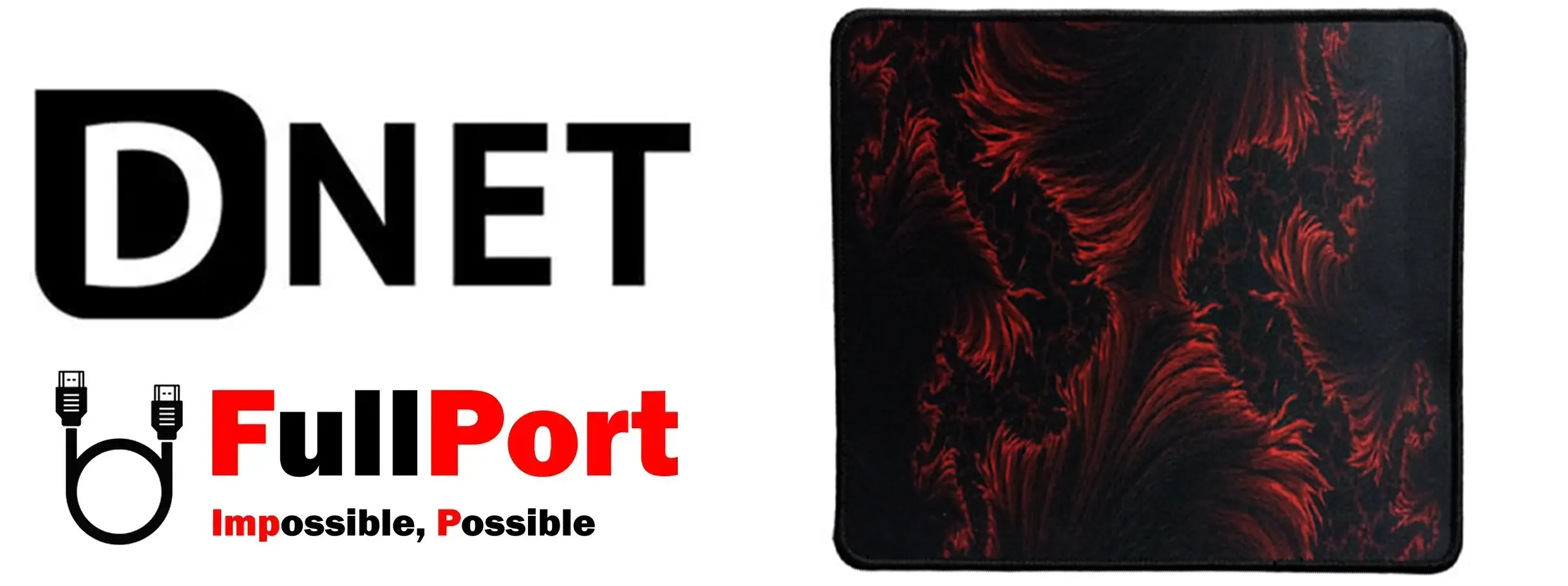مشاهده و خرید اینترنتی پدموس ساده دی نت | D-NET مدل DT-X17*Black/RED از فروشگاه اینترنتی فول پورت
