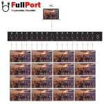 مشاهده و خرید اینترنتی اسپلیتر 16 پورت HDMI ورژن 2.0 فرانت | FARANET مدل FN-V2116 از فروشگاه اینترنتی فول پورت