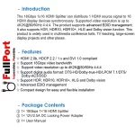 مشاهده و خرید اینترنتی اسپلیتر 16 پورت HDMI ورژن 2.0 فرانت | FARANET مدل FN-V2116 از فروشگاه اینترنتی فول پورت