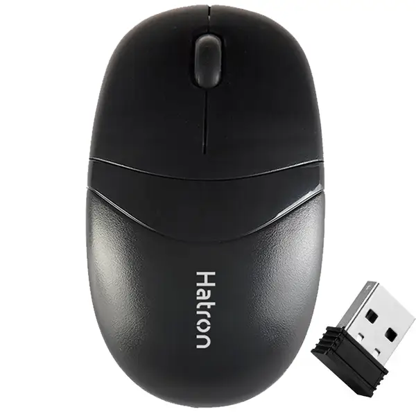 مشاهده و خرید اینترنتی موس بی سیم هترون | HATRON مدل HMW360SL با گارانتی فورتیم از فروشگاه اینترنتی فول پورت
