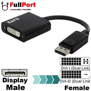 مبدل Display به DVI بافو مدل BF-3381