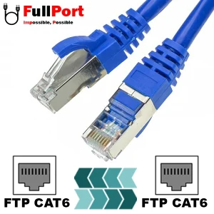 کابل شبکه پچ کورد TNC 610 تسکو CAT6 FTP طول 1 متری