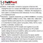 مشاهده قیمت و خرید کابل Display به HDMI 4K@30Hz فرانت مدل FARANET FN-DPCBH18 طول 1.8 متر معادل 180 سانتیمتر زیر قیمت بازار با ارسال سریع و ایمن با گارانتی تست و تضمین