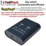 مشاهده و خرید اینترنتی سوئیچ پرینتر 2 خروجی دستی USB2.0 فرانت | FARANET مدل FN-U2PSW21 از فروشگاه اینترنتی فول پورت زیر قیمت بازار