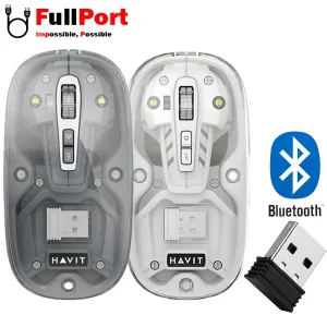 موس بی سیم+بلوتوث هویت مدل HVMS-MS62WB PRO