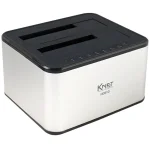 مشاهده و خرید اینترنتی داک هارد برند کی نت K-NET K-DHUHD01D USB3.0 SATA HDD Docking Station For 2.5 and 3.5 inch Dual Bay از فروشگاه اینترنتی فول پورت